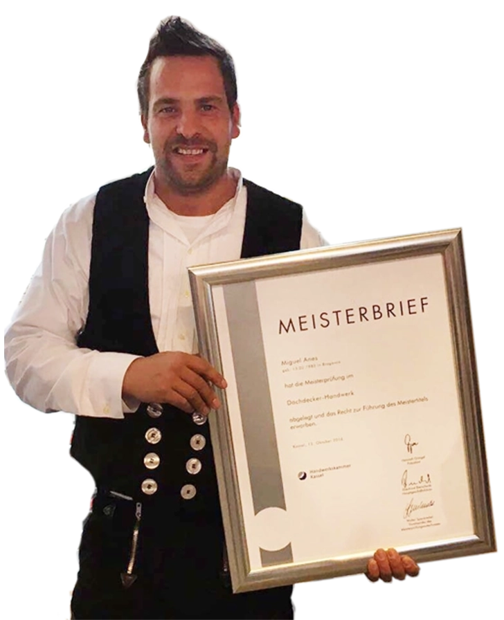 Dachdeckermeister Miguel Anes